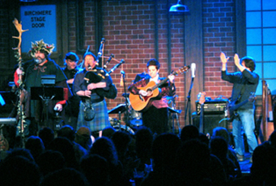 Tim Carey playing with Orchestra